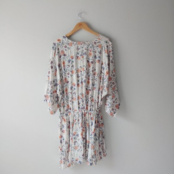 Free People Floral Kimono Sleeve Dress - Picture 2 of 6